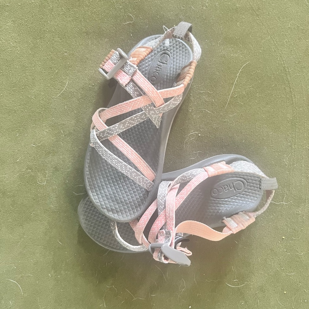 Chaco Sandals with Pink and Gray Straps